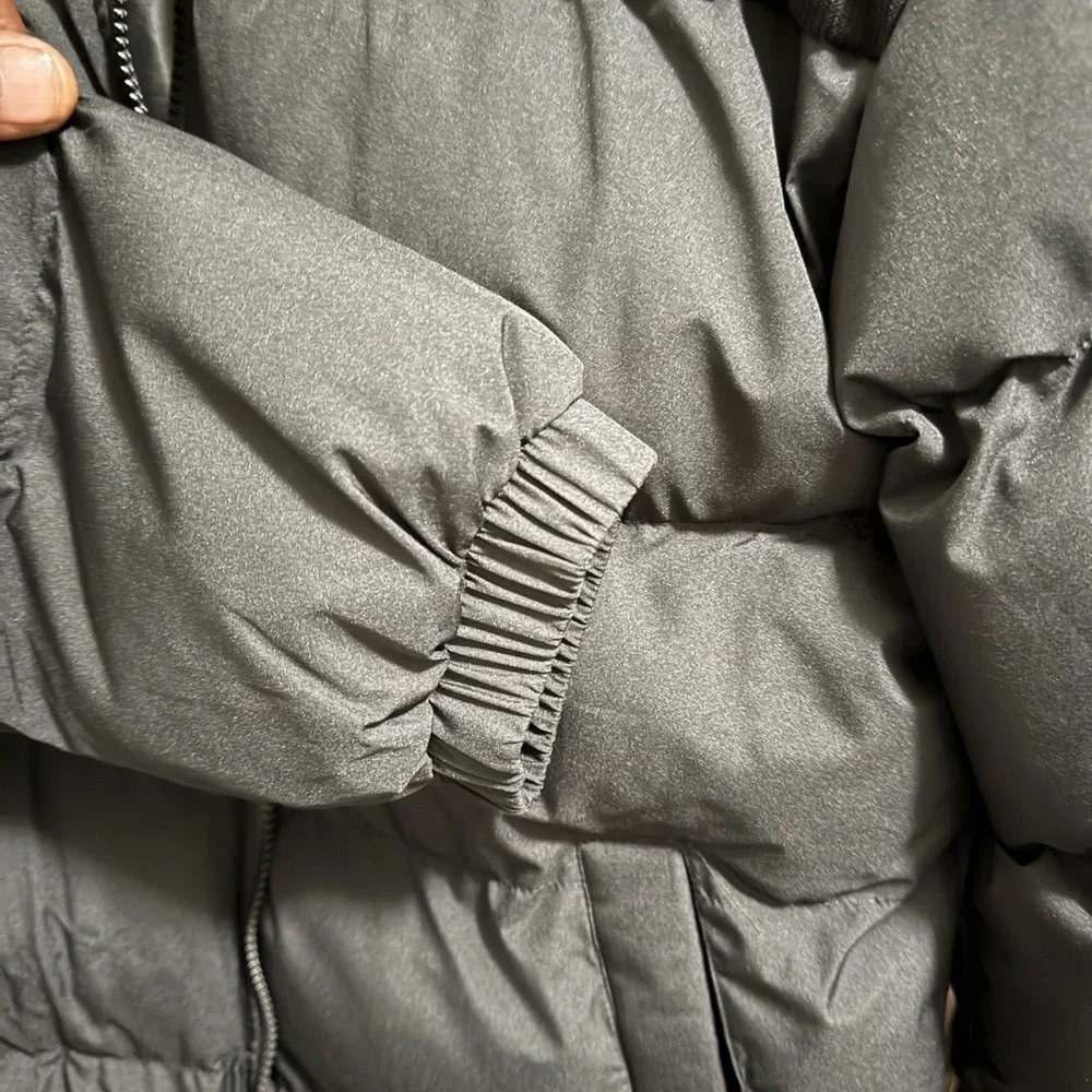 Black Puffer Jacket for Men - Picture 4 of 6